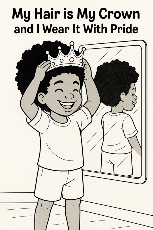 (In Person Pick-Up Friday’s 2347 W. Marquette Rd. & 5807 W. 95th) Crowning Confidence Coloring Book