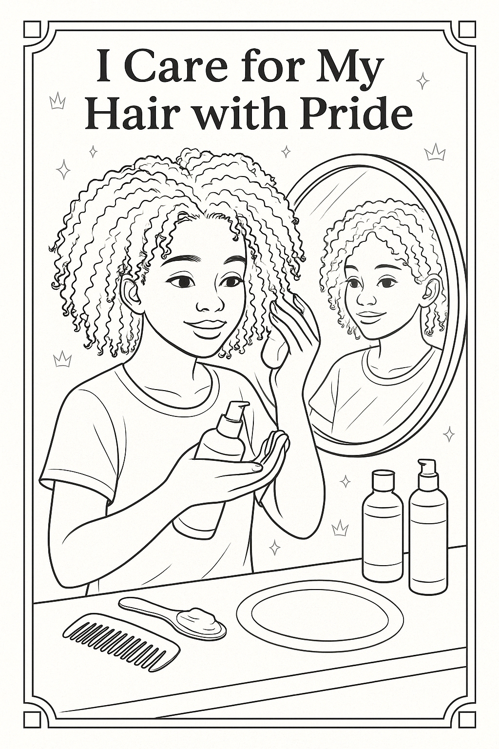 Crowning Confidence Coloring    E-Book